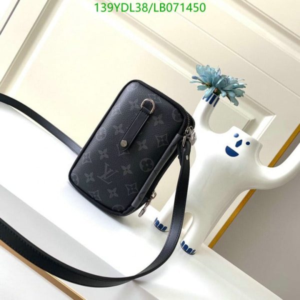 Louis Vuitton 1:1 Mirror Replica Reverse Double Phone Pouch LB07145023659