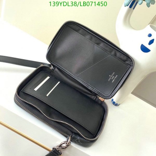 Louis Vuitton 1:1 Mirror Replica Reverse Double Phone Pouch LB07145023659