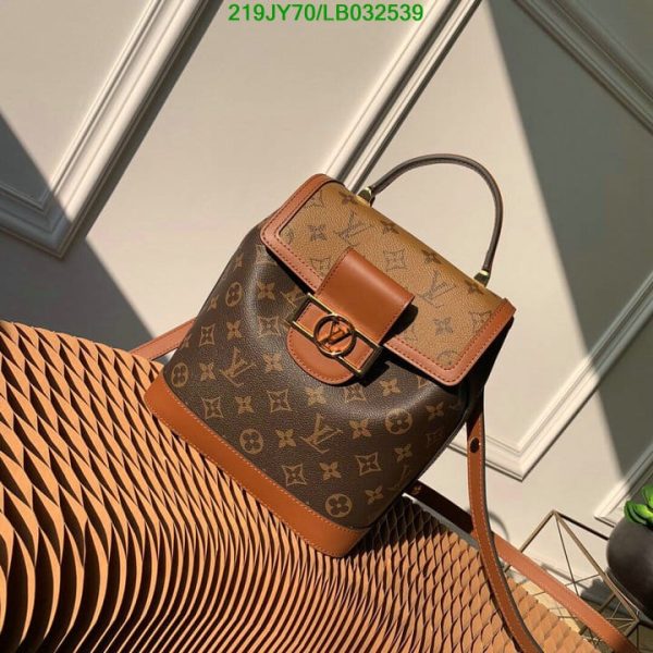 Louis Vuitton 1:1 Mirror Replica Reverse Monogram Dauphine Backpack LB03253912589