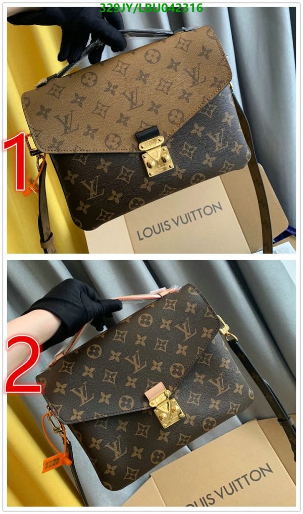 Louis Vuitton 1:1 Mirror Replica Reverse Monogram Pochette Metis HandBag LBU0423161239