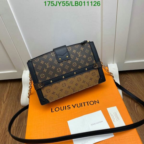 Louis Vuitton 1:1 Mirror Replica Reverse Trunk Clutch Shoulder Bag LB01112653647