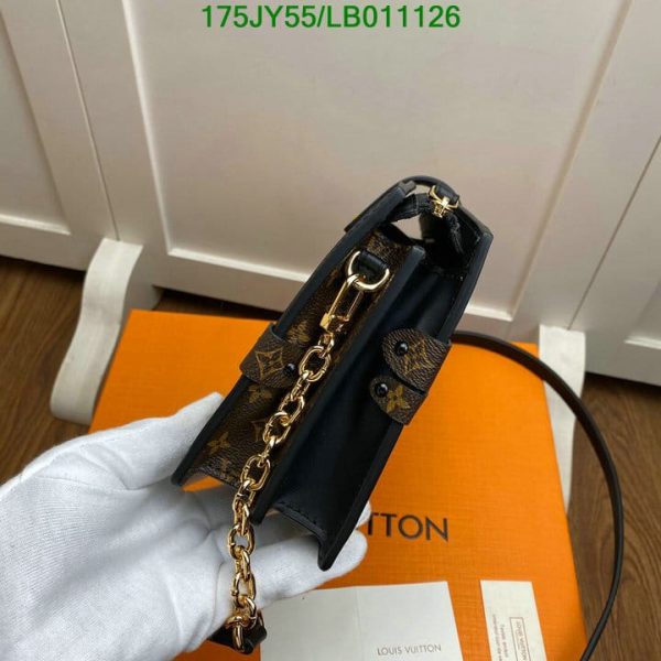 Louis Vuitton 1:1 Mirror Replica Reverse Trunk Clutch Shoulder Bag LB01112653647