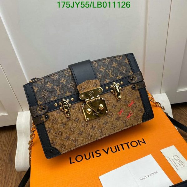 Louis Vuitton 1:1 Mirror Replica Reverse Trunk Clutch Shoulder Bag LB01112653647