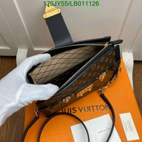 Louis Vuitton 1:1 Mirror Replica Reverse Trunk Clutch Shoulder Bag LB01112653647