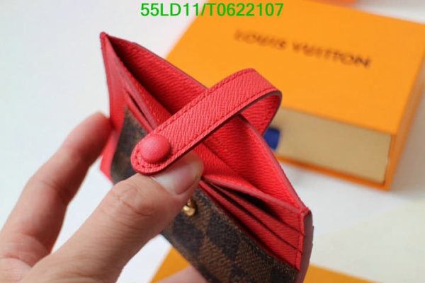 Louis Vuitton 1:1 Mirror Replica Rose Ballerine Card Holder Wallet T062210776432