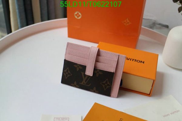 Louis Vuitton 1:1 Mirror Replica Rose Ballerine Card Holder Wallet T062210776432