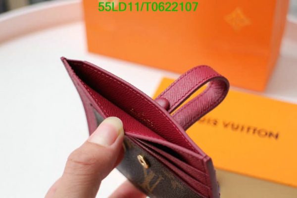 Louis Vuitton 1:1 Mirror Replica Rose Ballerine Card Holder Wallet T062210776432