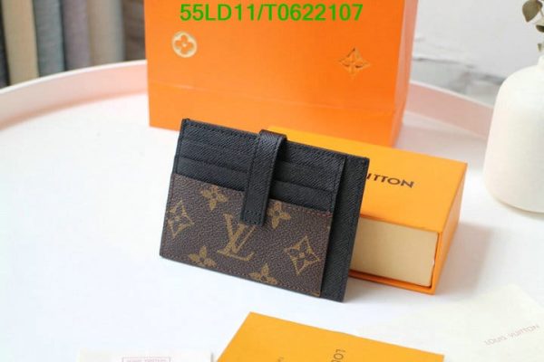 Louis Vuitton 1:1 Mirror Replica Rose Ballerine Card Holder Wallet T062210776432