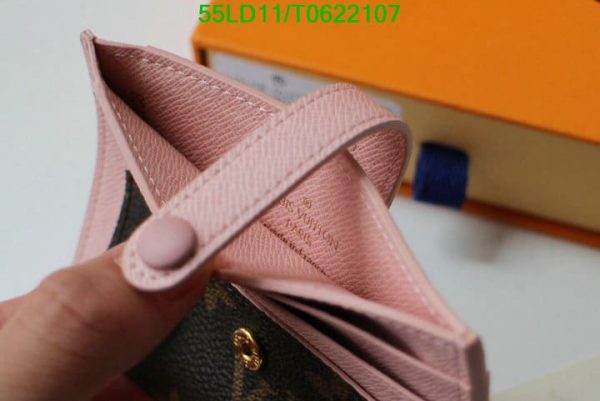 Louis Vuitton 1:1 Mirror Replica Rose Ballerine Card Holder Wallet T062210776432