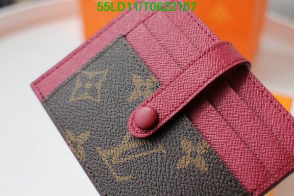 Louis Vuitton 1:1 Mirror Replica Rose Ballerine Card Holder Wallet T062210776432