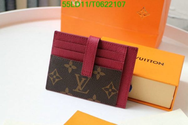 Louis Vuitton 1:1 Mirror Replica Rose Ballerine Card Holder Wallet T062210776432