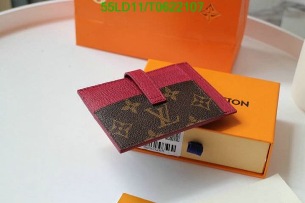 Louis Vuitton 1:1 Mirror Replica Rose Ballerine Card Holder Wallet T062210776432