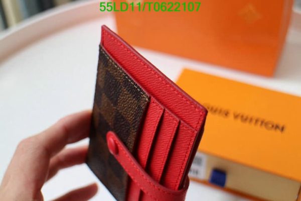 Louis Vuitton 1:1 Mirror Replica Rose Ballerine Card Holder Wallet T062210776432