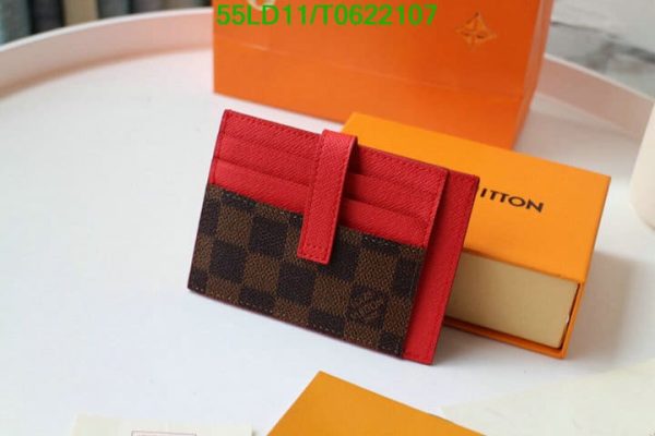 Louis Vuitton 1:1 Mirror Replica Rose Ballerine Card Holder Wallet T062210776432