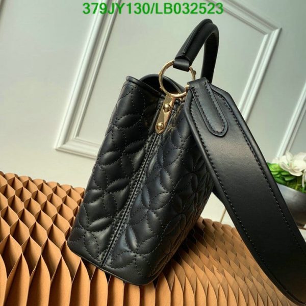 Louis Vuitton 1:1 Mirror Replica Rough Carmin Capucines BB Bag LB03252326984