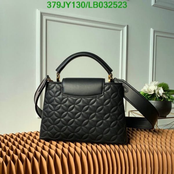 Louis Vuitton 1:1 Mirror Replica Rough Carmin Capucines BB Bag LB03252326984