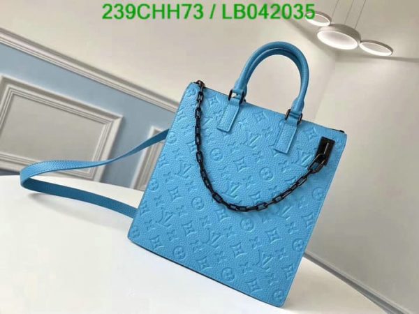 Louis Vuitton 1:1 Mirror Replica Sac Plat Messenger Taurillon Monogram Leather LB04203551234