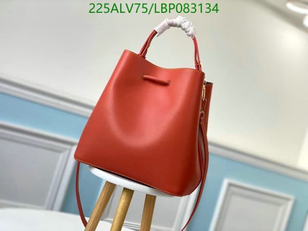 Louis Vuitton 1:1 Mirror Replica Saffiano Mini Bucket Bag LBP0831341236