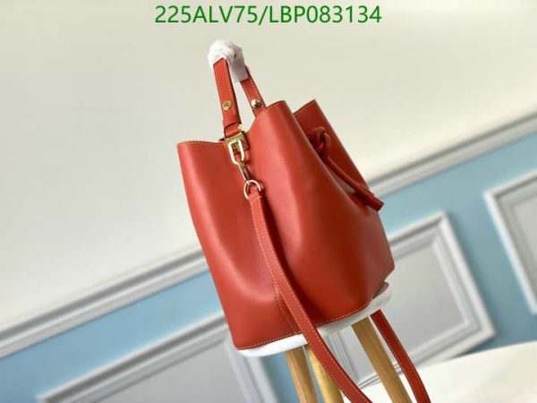 Louis Vuitton 1:1 Mirror Replica Saffiano Mini Bucket Bag LBP0831341236