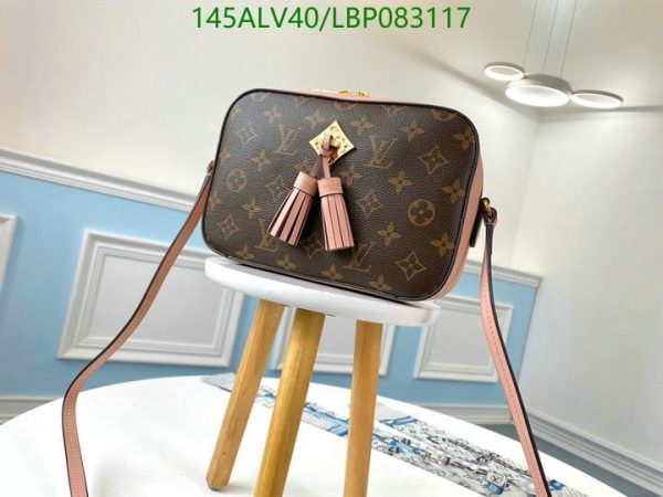 Louis Vuitton 1:1 Mirror Replica Saintonge Monogram Coquelicot LBP0831175234