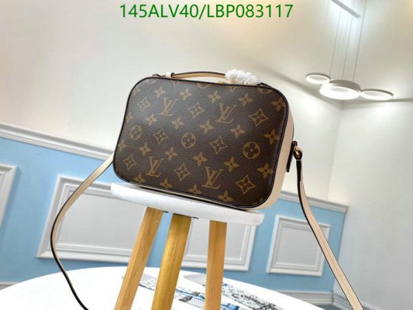 Louis Vuitton 1:1 Mirror Replica Saintonge Monogram Coquelicot LBP0831175234