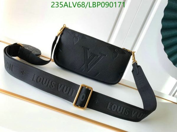 Louis Vuitton 1:1 Mirror Replica Shiny Niloticus Crocodile Gold Hardware LBP0901714123