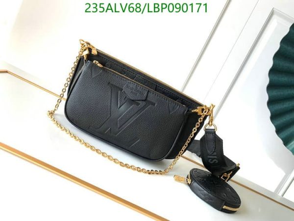 Louis Vuitton 1:1 Mirror Replica Shiny Niloticus Crocodile Gold Hardware LBP0901714123