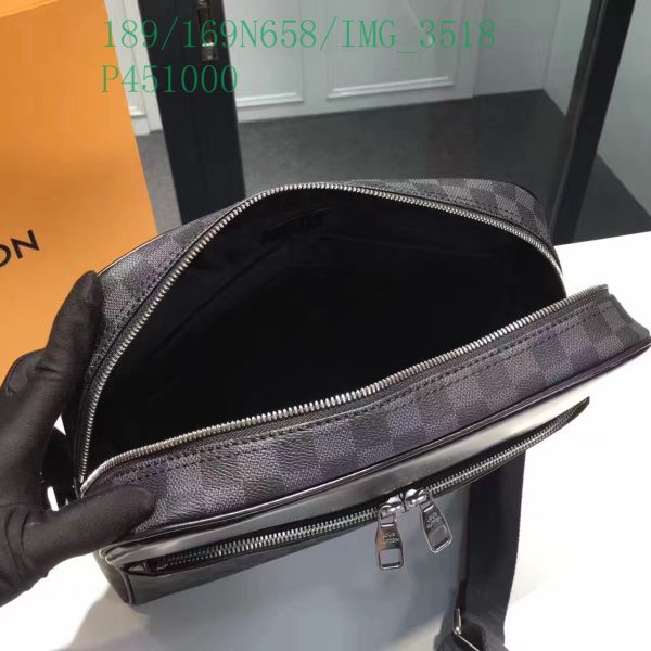 Louis Vuitton 1:1 Mirror Replica Shoulder Bag Checkered Crossbody Bags Purse Wallet Handbag School Travel Satchel LB11309272134