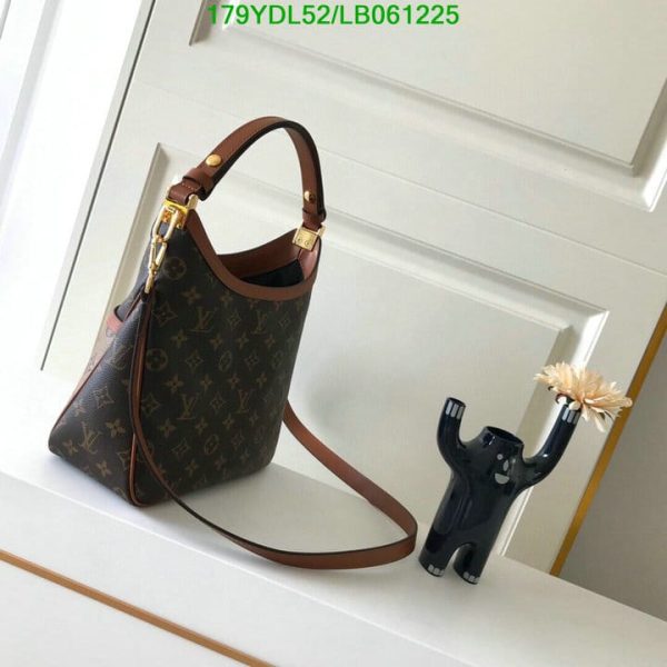 Louis Vuitton 1:1 Mirror Replica Shoulder Dauphine Reverse Coated Canvas Hobo Bag LB06122541238