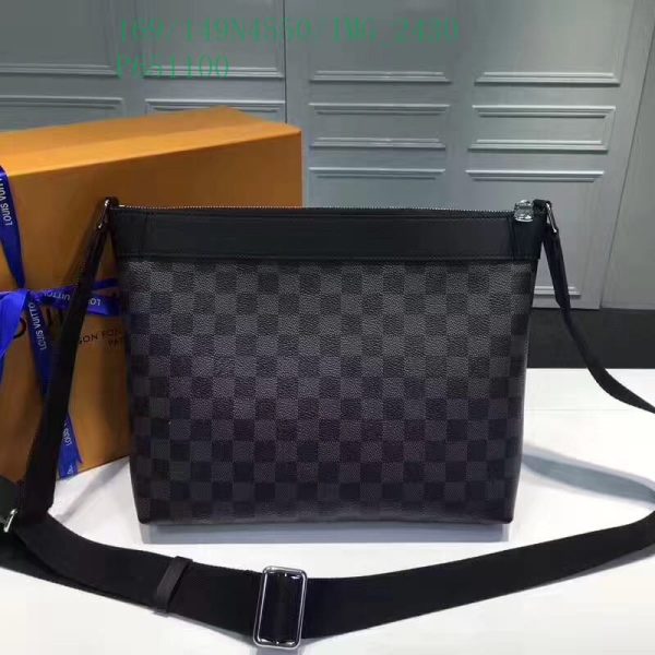 Louis Vuitton 1:1 Mirror Replica Shoulder Thomas Grays Damier LB11301041234