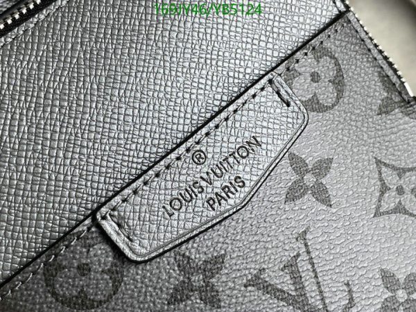 Louis Vuitton 1:1 Mirror Replica Silver Taigarama Outdoor Sling Bag YB51241212376