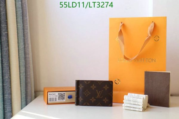 Louis Vuitton 1:1 Mirror Replica  Slender wallet LT32746347894