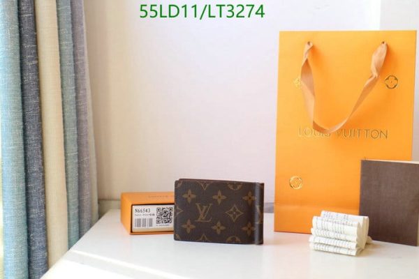 Louis Vuitton 1:1 Mirror Replica  Slender wallet LT32746347894