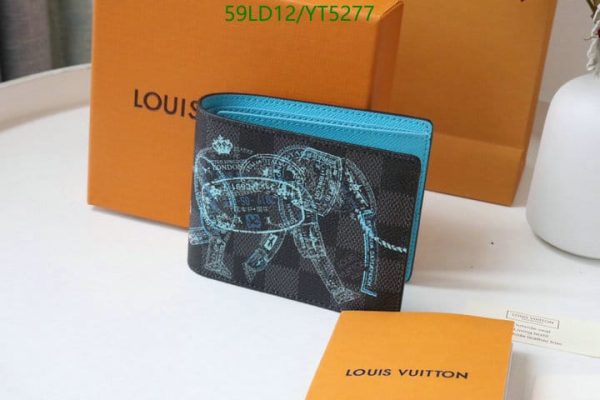 Louis Vuitton 1:1 Mirror Replica Slender wallet YT52775764128