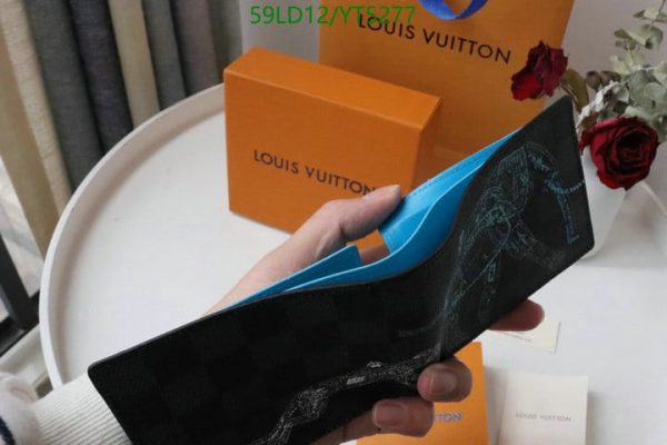 Louis Vuitton 1:1 Mirror Replica Slender wallet YT52775764128