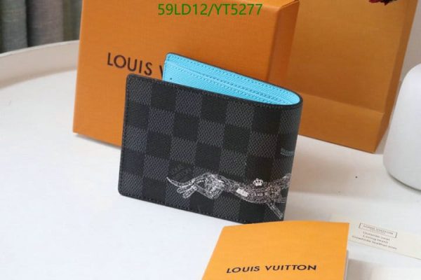 Louis Vuitton 1:1 Mirror Replica Slender wallet YT52775764128