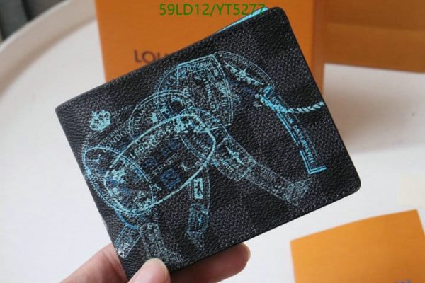 Louis Vuitton 1:1 Mirror Replica Slender wallet YT52775764128