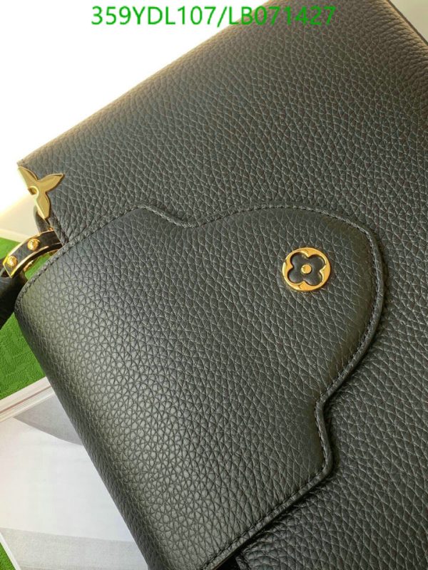 Louis Vuitton 1:1 Mirror Replica Snow White Taurillon Leather Capucines BB Bag LB07142731245