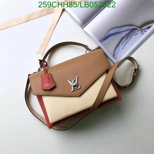 Louis Vuitton 1:1 Mirror Replica Soft Calfskin My Lockme Shoulder Bag LB05282293125