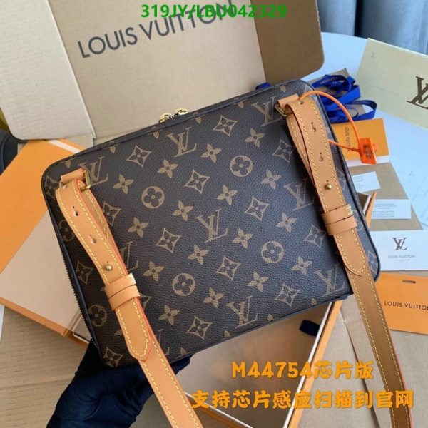 Louis Vuitton 1:1 Mirror Replica Soft Trunk Messenger Bag Monogram Canvas MM LBU0423291031