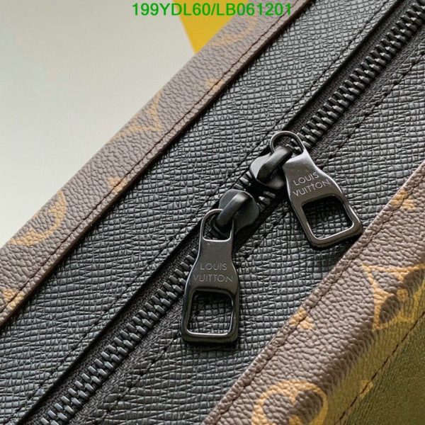 Louis Vuitton 1:1 Mirror Replica  Soft Trunk Solar Ray Monogram Brown Coated Canvas & Leather Cross Body Bag LB06120154329