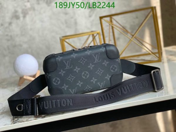 Louis Vuitton 1:1 Mirror Replica Soft Trunk wallet Pochette Shoulder Bag LB22446325479