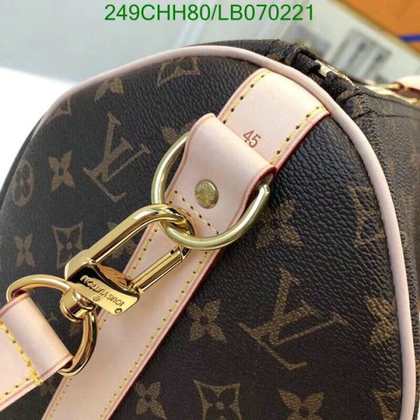 Louis Vuitton 1:1 Mirror Replica Speedy Bandouliere Dog Print Bag LB07022123658