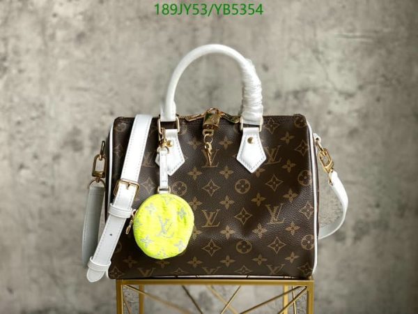 Louis Vuitton 1:1 Mirror Replica Speedy Bandouliere White YB53545324678