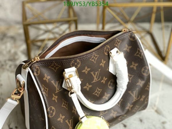 Louis Vuitton 1:1 Mirror Replica Speedy Bandouliere White YB53545324678