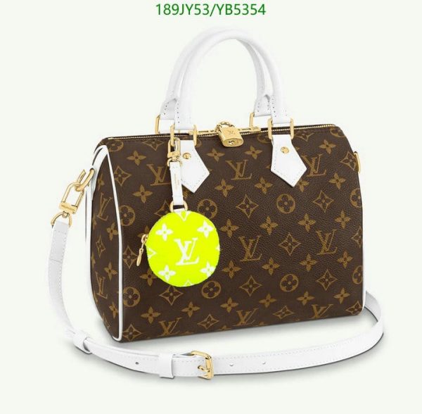 Louis Vuitton 1:1 Mirror Replica Speedy Bandouliere White YB53545324678