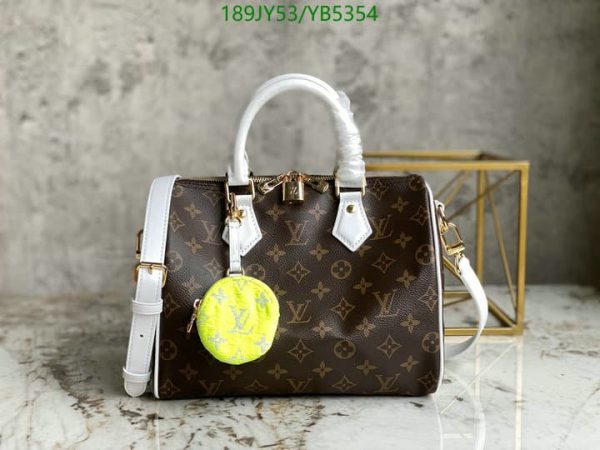 Louis Vuitton 1:1 Mirror Replica Speedy Bandouliere White YB53545324678