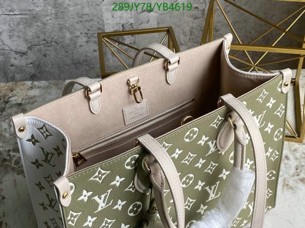 Louis Vuitton 1:1 Mirror Replica Spring in the City Khaki and Beige Empreinte OnTheGo MM YB46192231276