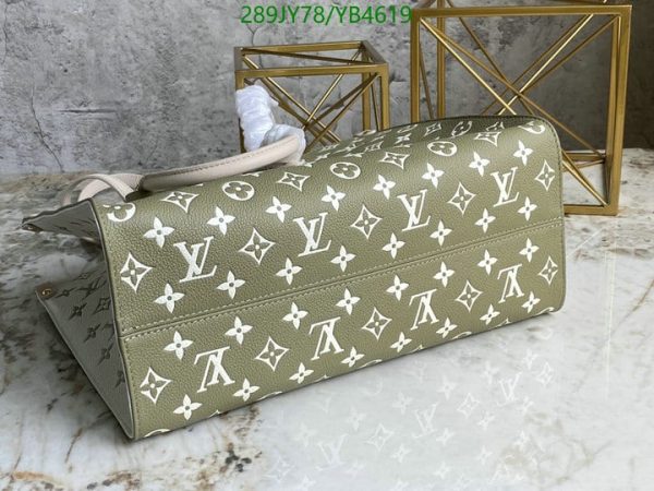 Louis Vuitton 1:1 Mirror Replica Spring in the City Khaki and Beige Empreinte OnTheGo MM YB46192231276