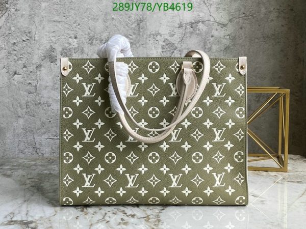 Louis Vuitton 1:1 Mirror Replica Spring in the City Khaki and Beige Empreinte OnTheGo MM YB46192231276